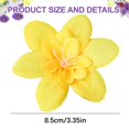 thumbnail image 3 of Artificial Flower - Loetky Fake Orchid Fabric Flower Head, Artificial Realistic Bloom For Crafts Home Wedding Boutonniere Party Photography Decoration, 1Pc, 3 of 4