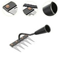 thumbnail image 6 of Vsenkes Garden Hoe Multifunctional Manual Agricultural Tool for Farming Digging Yard 5 Tooth Rake, 6 of 8