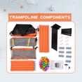 thumbnail image 6 of HOQBN 55 Inch Trampoline,Indoor Outdoor Mini Trampoline with Safety Enclosure Net and Balls for Kids,Orange, 6 of 11