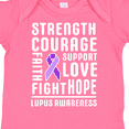 thumbnail image 4 of Inktastic Lupus Awareness Strength Support Courage Boys or Girls Baby Bodysuit, 4 of 5