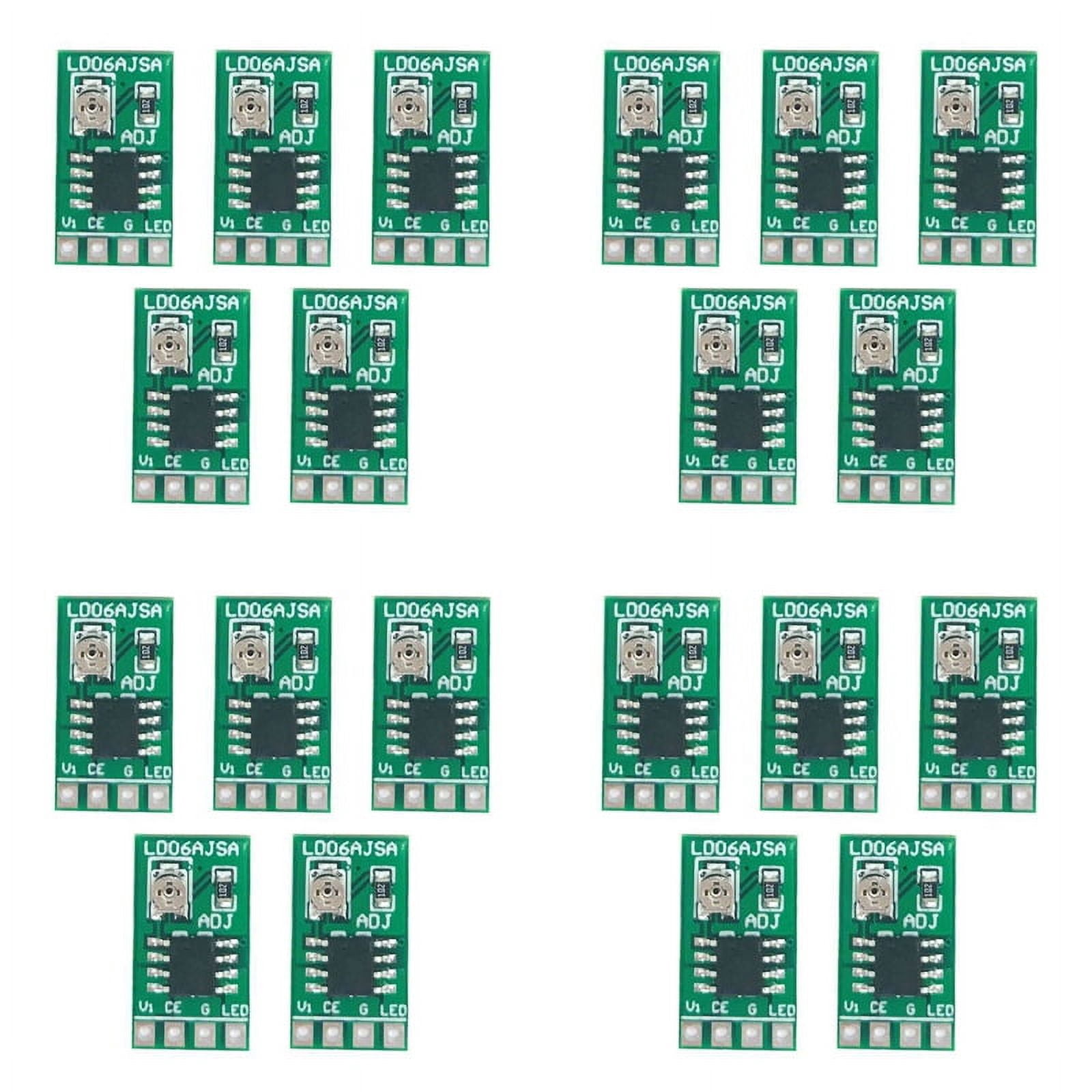 5 Moduli Driver LED PWM Per Arduino – Ingresso 2.8-6V, Uscita 30mA-1500mA, Potenza Max 9W, Comando PWM O Potenziometro, Per Progetti Fai-da-te