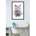 thumbnail image 2 of Cat - Funny Face Wall Poster, 22.375" x 34", Framed, 2 of 2