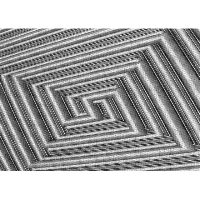 Ahgly Company Machine Washable Indoor Rectangle Transitional Gray Cloud Gray Area Rugs, 2' x 3'