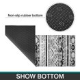 thumbnail image 6 of Black Geometric Triangle Diamond Pattern Kitchen Rugs Sets Of 2,Anti Fatigue Kitchen Mat Rugs Non Slip Washable,Decorative Kitchen Floor Mats for Kitchen,Sink,Laundry,17"x30"+17"x47", 6 of 7