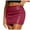 Wine, variant on vigerkar Women's Sequin Skirt Metallic Glitter Skirt Elastic Waist Sparkly Club Bodycon Mini Skirt (Wine, S)