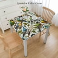 thumbnail image 2 of HAOXIT Square with Table Cloth Wipeable Table Cover for Kitchen Dining Patio Party Fits Square Table 48''x48'', 2 of 7