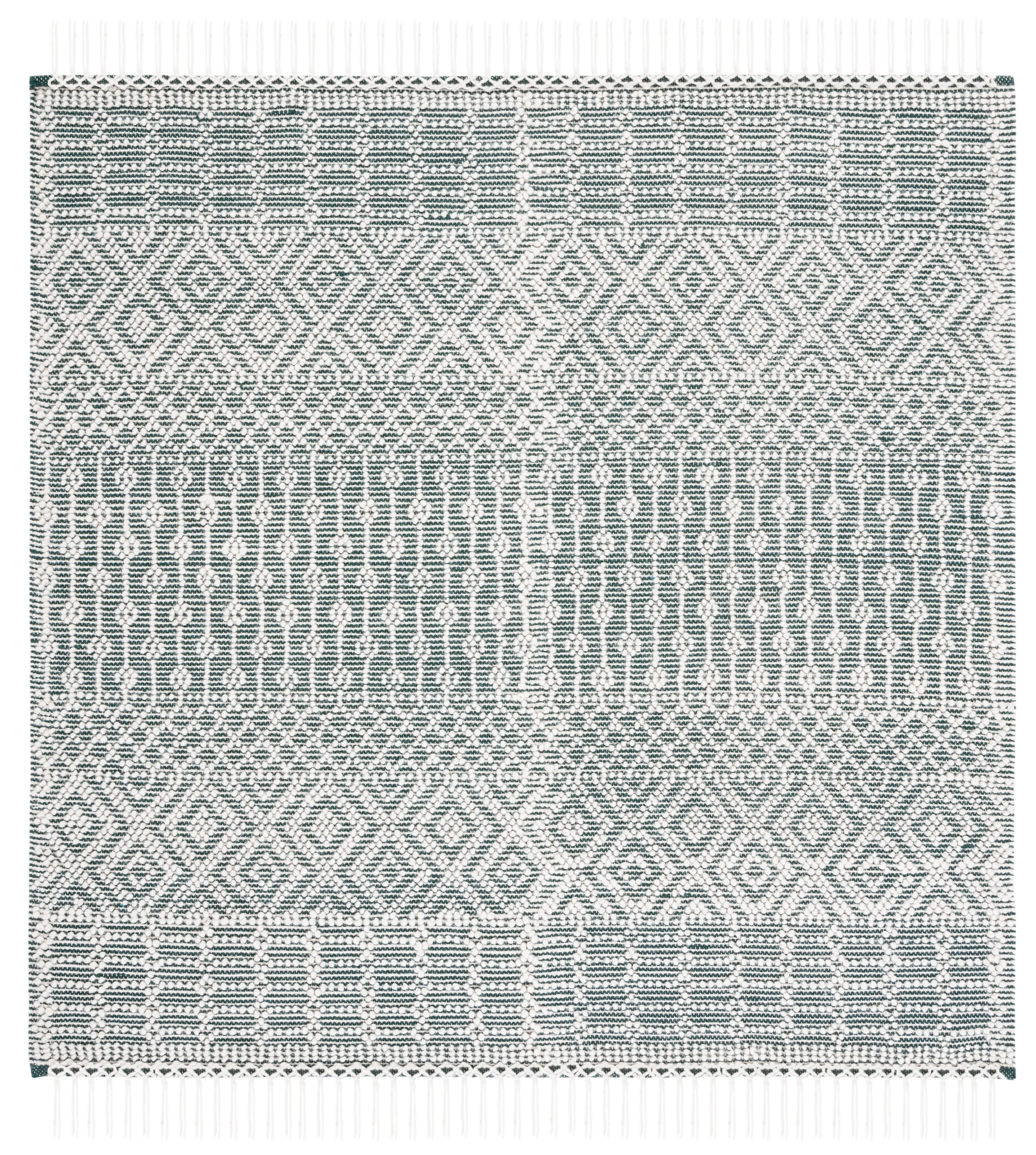 Safavieh Natura Cordelia Southwestern Wool Area Rug, Green, 4' x 4' Square