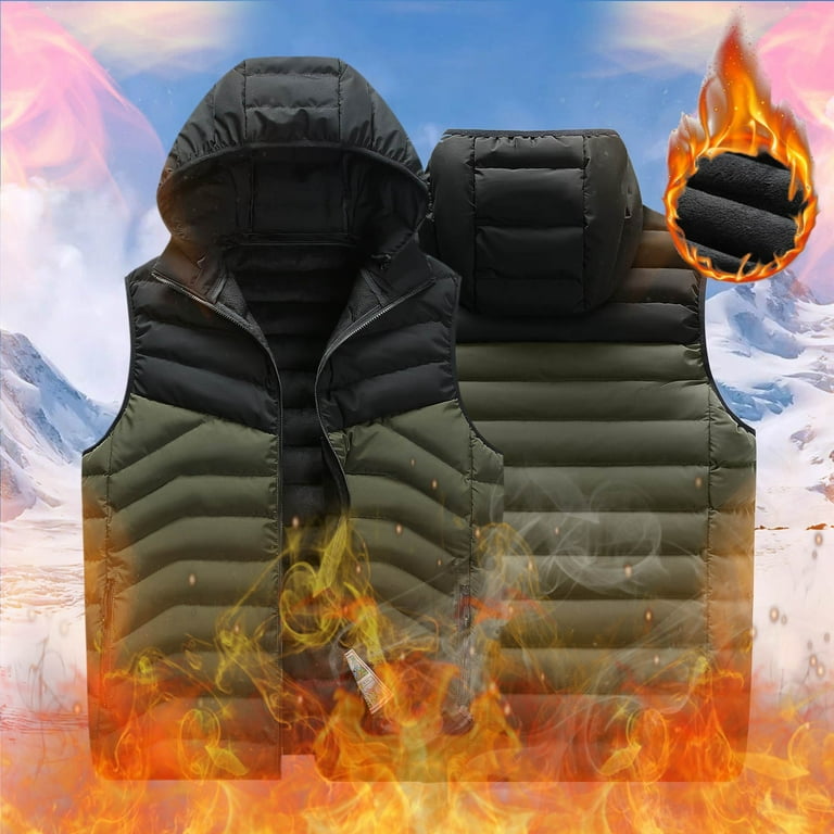 Army green sleeveless hot sale jacket