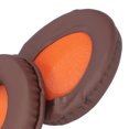thumbnail image 2 of M Buder Par de Fundas de Almohadillas de Esponja Premium para Auriculares Compatibles con Skullcandy HESH y HESH 2.0 Café (9x9 cm / 3.54 in), 2 of 9