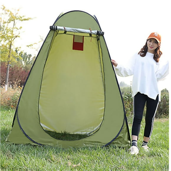 Outdoor Shower Tent Changing Tent Shower Tent Polyester Fabric Folding Dual Window Toilet Changing Tent For Outdoor Activity