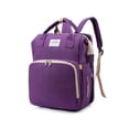 thumbnail image 1 of CHUANK Diaper Bags Spacious Main Compartment Diaper Bags Laptop Storage Space Diaper Bag with Changing Station Large Item Storage Diaper Backpack, 1 of 2