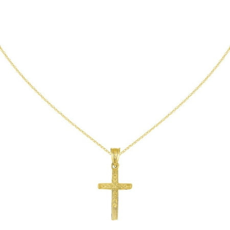14kt Yellow Gold Small Cross Pendant