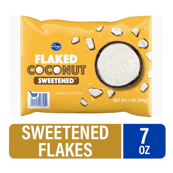 Kroger Sweetened Coconut Flakes 7 oz - Pack of 1