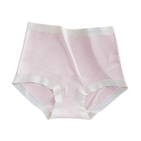 Wancir Women s Maternity High Waist Underwear Pregnancy Seamless Soft Hipster Panties Over