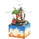 thumbnail image 2 of B- / de Navidad Caja de Música de DIY Kits de Construcción de Rompecabezas 3D Juguete Educativo - Hugo Caja de madera de la música de DIY, 2 of 10