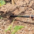 thumbnail image 4 of Juego de paletas de jardinería | Kit de 4 herramientas para plantar, cavar, desherbar y trasplantar | Pala y cultivador de hierro para jardín, parterres y huertos, 4 of 6