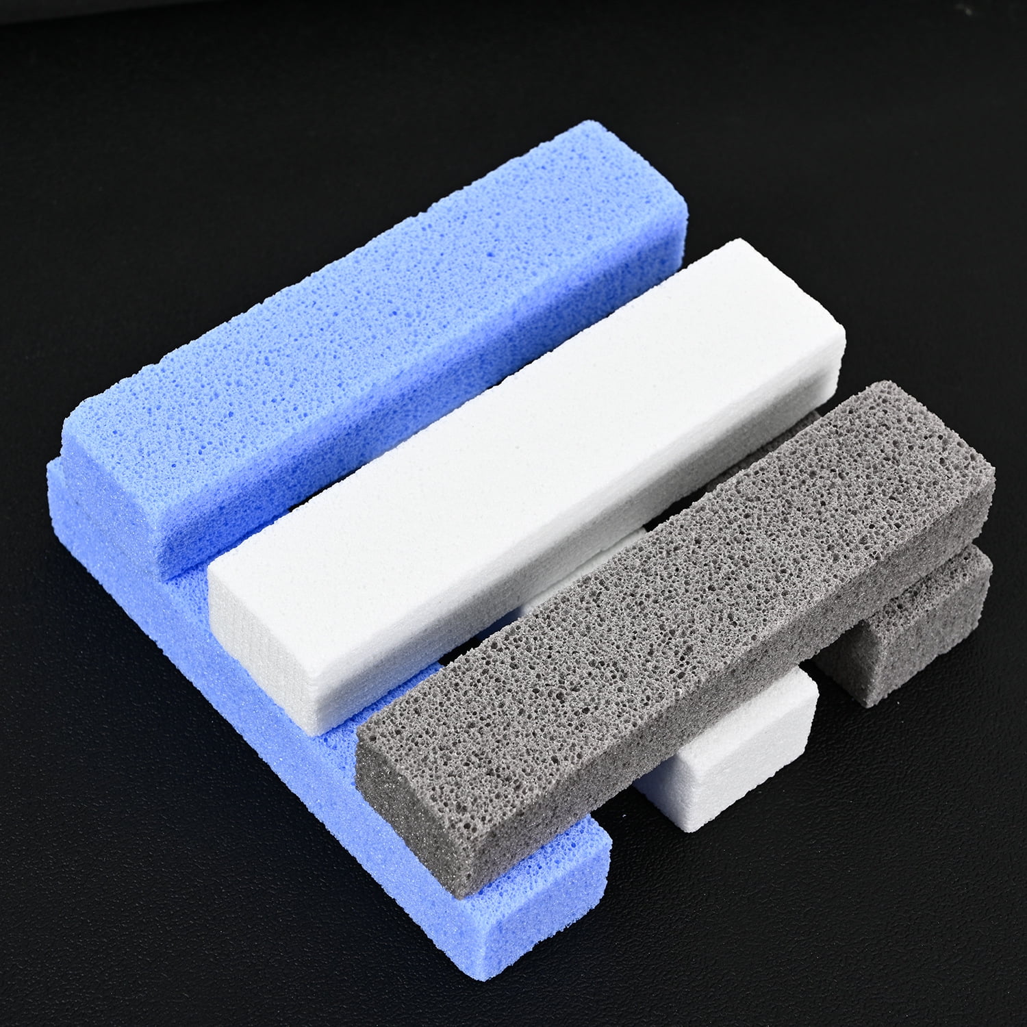 Focenat Lot De 4 Pierres Ponces De Nettoyage Avec Poignée, Bâtons