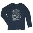 thumbnail image 5 of Ford Bronco Country Tough Free Wheeling 1978 Women's Long Sleeve T-shirt Vintage Truck Fan 4x4 Off Road Classic Car Show, 5 of 7