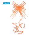 thumbnail image 3 of Uxcell 2.4 inch Chiffon Pull Bows Present Wrapping String Bows Ribbon Decorative Bow Tie Orange 40 Pack, 3 of 6