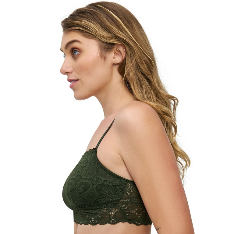 BLAKE & CO. Juniors' Lace Square Neck Pullover Bralette , Sizes S - 3X 