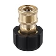thumbnail image 2 of Pressure Washer Hose Connecter Adapters 1/4 3/8 Quick Connect To M22 14 15, 2 of 6