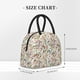 thumbnail image 2 of Fotbe Floral Bolsa de Almuerzo con Estampado, Lonchera Aislada, Contenedor de Comida Reutilizable Tipo Cooler a Prueba de Fugas, 2 of 6