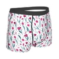 thumbnail image 4 of Uemuo Tulips Flowers Pattern Men's Boxer Briefs,Trunk Anti-Chafing,Comfortable, Durable, and Stylish Underwear-Medium, 4 of 9