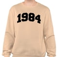 thumbnail image 2 of 1984 College Style Sweatshirt Unisex 3X-Large Sand, 2 of 5