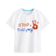 thumbnail image 1 of WEIYLL T-Shirts pour Filles Manches Courtes Col Rond Imprimé Lettre Été Confortables pour 7-8 Ans, 1 of 5
