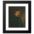thumbnail image 2 of Vojtech Klimkovič 15x18 Black Modern Framed Museum Art Print Titled - Self-Portrait (1855-1860), 2 of 5