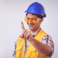 thumbnail image 2 of Casco de Seguridad Industrial Clas-G de Polietileno Azul XENA INDUSTRIAL, 2 of 2