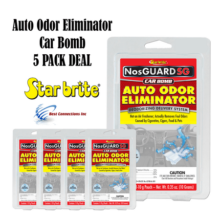 StarBrite 19970 NosGuard SG Auto Odor Eliminator Smoke Pet & Foul Control 5 (Best Cars To Smoke Weed In)