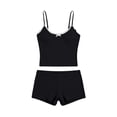 thumbnail image 4 of Short Set Two Piece Outfits Sleeveless Tank Tops Shorts Spring Clothes Vacation Outfits, 4 of 5