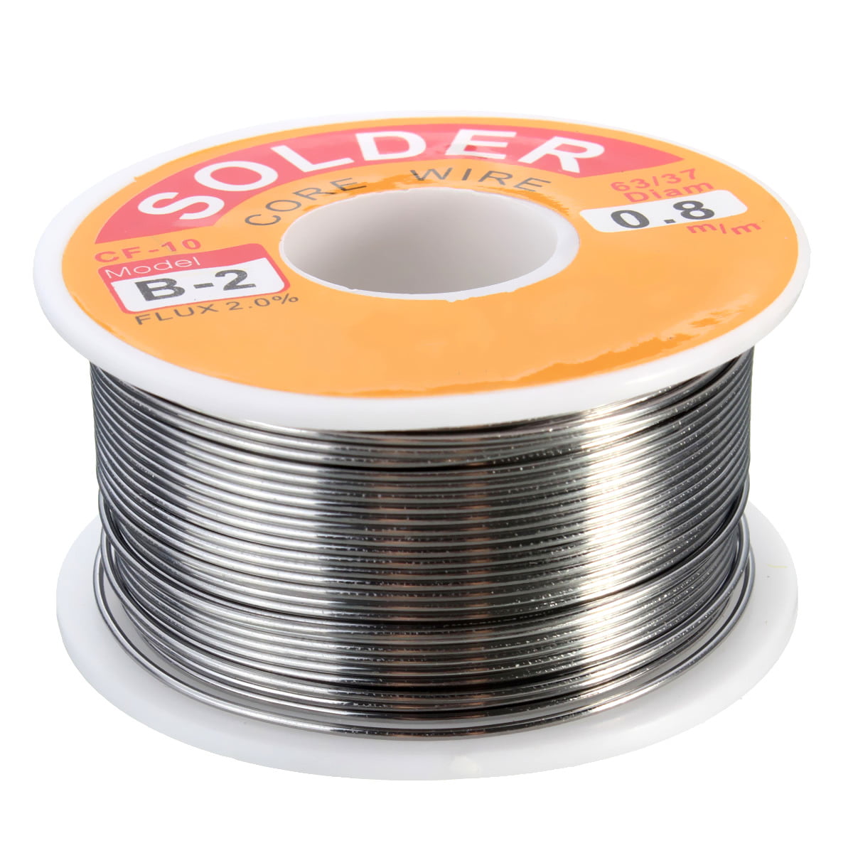 2pcs 63/37 Tin Lead Rosin Core Solder Wire Soldering Welding Reel Tool Trend 