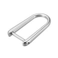 thumbnail image 3 of Uxcell D-Rings Screw in Shackle, 5 pack 45mm Horseshoe U Shape D Ring for Bag DIY, Silver, 3 of 5