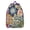 Boho, variant on Seashell Beach Shell Nautical Travel Backpack – Lightweight Canvas Bookbag with Tropical Starfish Design, Comfortable Carrying, Anti-theft Multifunctional Features for Daily Commuting