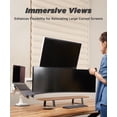 thumbnail image 3 of ULTRARM Heavy Duty Single Monitor Arm Mount for Ultrawide Monitors up to 57", 44 lbs, White, 3 of 8