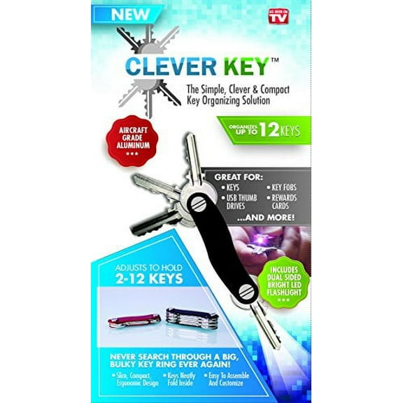 Spark Innovators Clever Key- Key Organizer-Black
