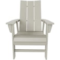 thumbnail image 6 of Palms 5-Piece Modern Adirondack Chairs Square Trestle Table Dining Set, 6 of 9