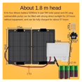 thumbnail image 2 of 12V Filtered Small Solar Water Fountain Pump Fish Tank Outdoor Brushless Suction Submersible Pump Circulating Cooling Aquarium ,Multi-Install Methods, 2 of 5
