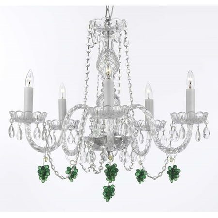 Astoria Grand Atherstone 5 Light Venetian Crystal Chandelier Astoria Grand Atherstone 5 Light Venetian Crystal Chandelier
