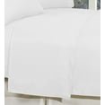 thumbnail image 2 of Elegant Comfort 1500 Premium Hotel Quality 1-Piece Flat Sheet, Softest Quality Microfiber - Twin White, 2 of 4