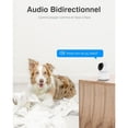 thumbnail image 2 of Cámara de Vigilancia WiFi Interior, Cámara Inalámbrica 360° 3MP para Bebé/Mascota/Hogar, Detección de Movimiento Humano AI, Visión Nocturna, Audio Bidireccional, Smartphone Conectado, Acceso Remoto, 2 of 5