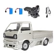 thumbnail image 2 of Coche de escalada RC perfke WPL D12 1/10 2WD Plata 2 baterías, 2 of 9