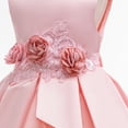 thumbnail image 5 of 3T Baby Girls Dress Toddler Girls Princess Dress Party Dress 4T Girls Sleeveless Tulle Dress Shrug Cardigan Set Pink, 5 of 7