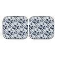 thumbnail image 7 of Xecao Hawaiian Style for Foldable Car Sun Shades (2-Pack) offer sun protection with an easy-fold design for convenient windshield shading., 7 of 7