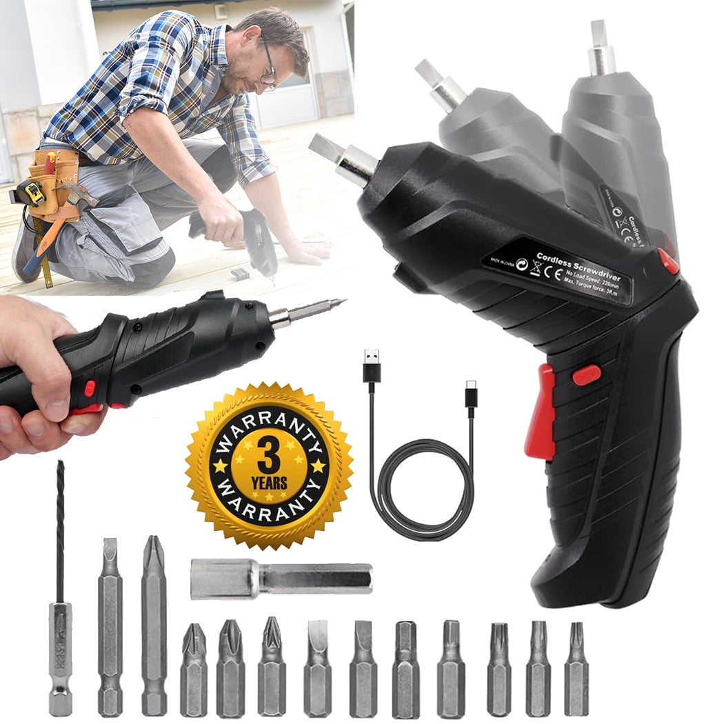 15 in 1 Power Tool Rechargeable Cordless Electric Screwdriver Drill Kit Wireless