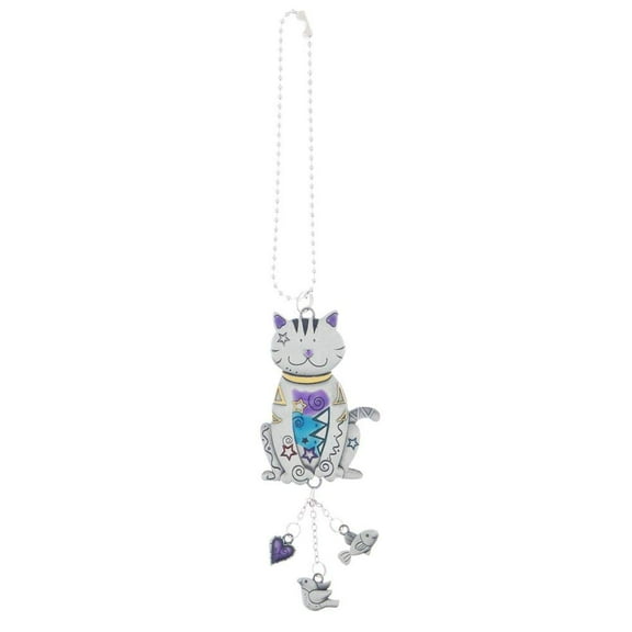 Ganz Color Car Charm, Cat with Dangles, Multi, Medium