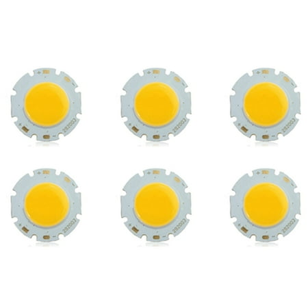 

6X 3W COB Super Bright Light Lamp Bead LED Chip Warm White Light