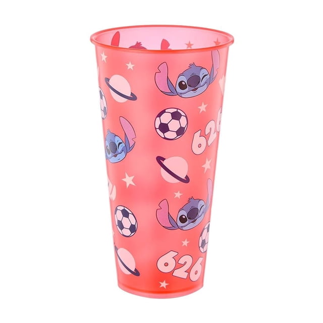 Vaso Disney Stitch de Plástico para Bebidas Frías de 710 ml.